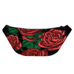 Red Roses Tattoo Print Fanny Pack