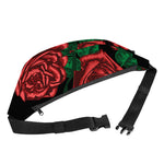 Red Roses Tattoo Print Fanny Pack
