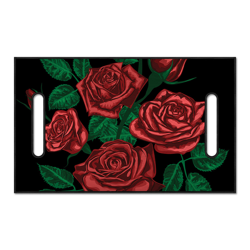 Red Roses Tattoo Print Golf Cart Seat Cover