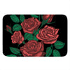 Red Roses Tattoo Print Indoor Door Mat