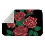 Red Roses Tattoo Print Indoor Door Mat