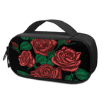 Red Roses Tattoo Print Insulin Cooler Travel Case