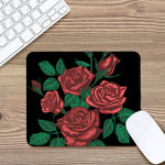 Red Roses Tattoo Print Mouse Pad