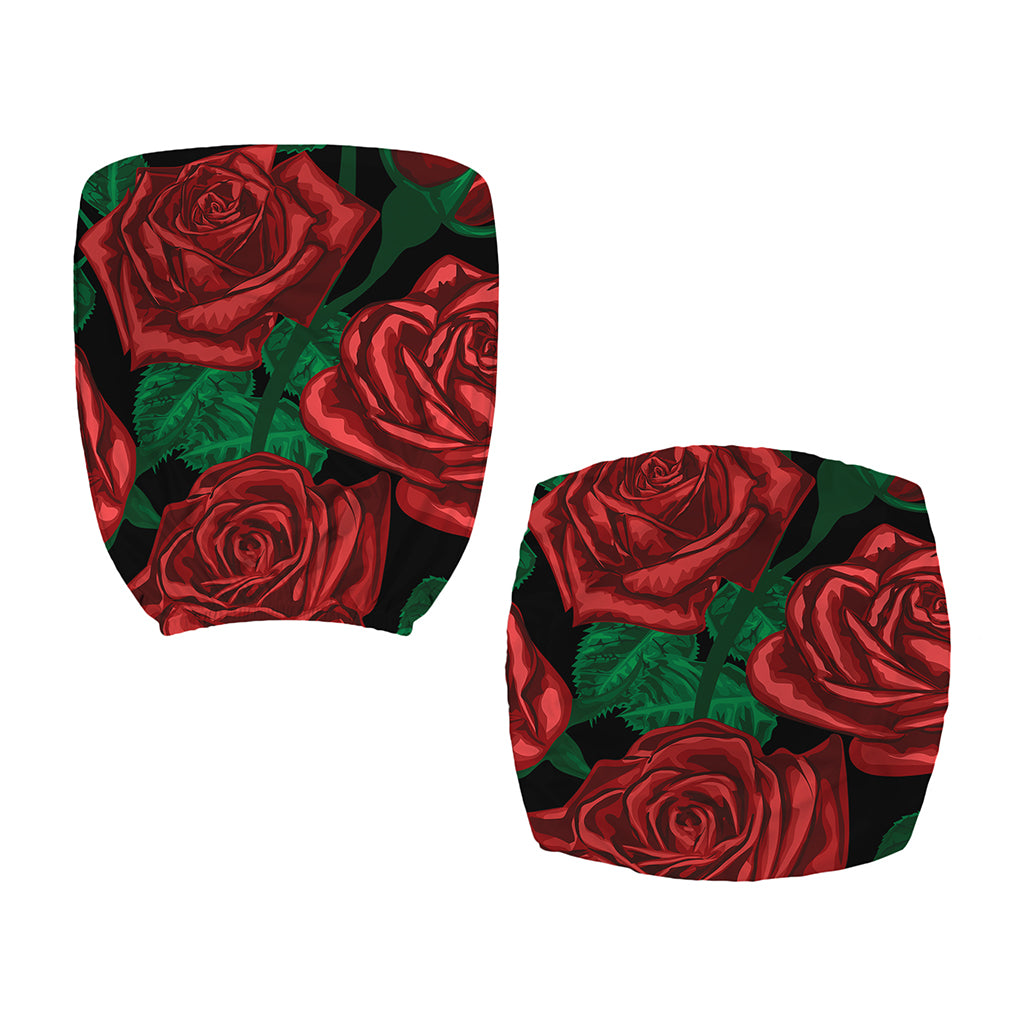 Red Roses Tattoo Print Office Chair Cover