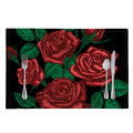Red Roses Tattoo Print Placemat