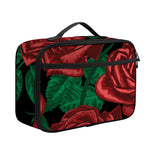 Red Roses Tattoo Print Portable Lunch Bag