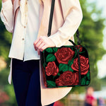 Red Roses Tattoo Print Shoulder Strap Bible Bag