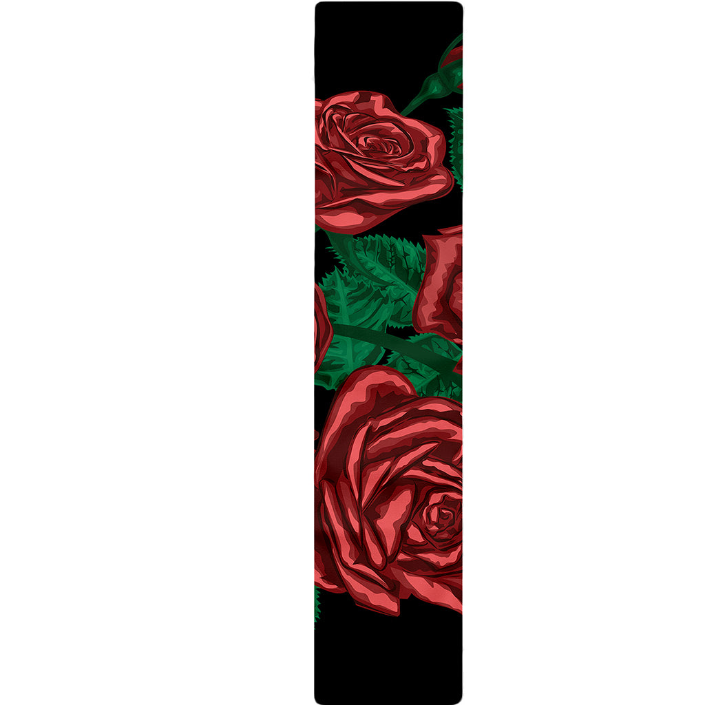 Red Roses Tattoo Print Table Runner