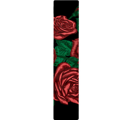 Red Roses Tattoo Print Table Runner