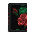 Red Roses Tattoo Print Trifold Wallet