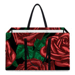 Red Roses Tattoo Print Utility Tote Bag
