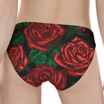 Red Roses Tattoo Print Women's Panties