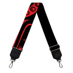 Red Samurai Mask Print Bag Strap