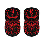 Red Samurai Mask Print Bar Stool Covers