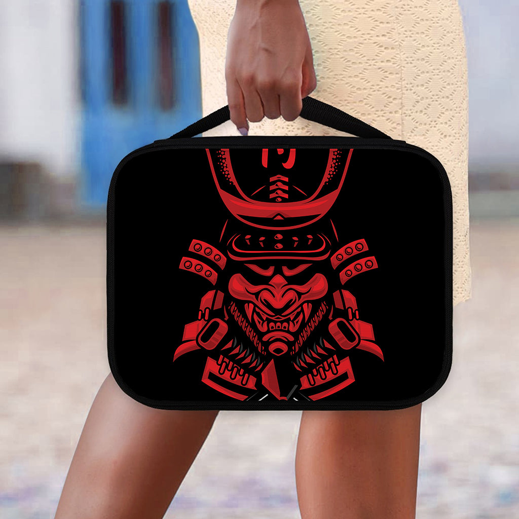 Red Samurai Mask Print Classic Bible Case