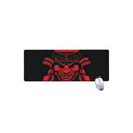 Red Samurai Mask Print Extended Mouse Pad