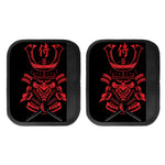 Red Samurai Mask Print Handle Covers