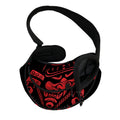 Red Samurai Mask Print Pet Sling Carrier