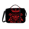 Red Samurai Mask Print Shoulder Strap Bible Bag