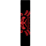 Red Samurai Mask Print Table Runner