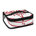 Red Satanic Pentagram Symbol Print Small Lunch Bag
