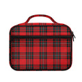 Red Scottish Tartan Pattern Print Briefcase Bible Bag