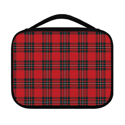 Red Scottish Tartan Pattern Print Classic Bible Case