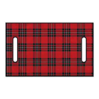 Red Scottish Tartan Pattern Print Golf Cart Seat Cover