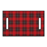 Red Scottish Tartan Pattern Print Golf Cart Seat Cover