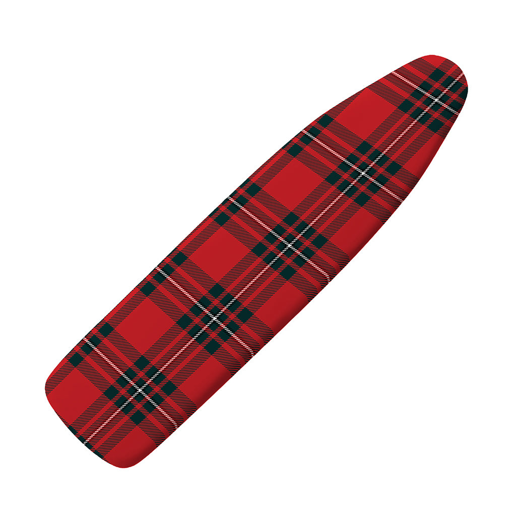 Red Scottish Tartan Pattern Print Ironing Board Cover