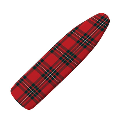 Red Scottish Tartan Pattern Print Ironing Board Cover