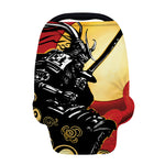 Red Sky And Golden Sun Samurai Print Baby Seat Cover