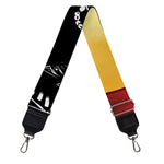 Red Sky And Golden Sun Samurai Print Bag Strap