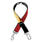 Red Sky And Golden Sun Samurai Print Dog Seat Belt