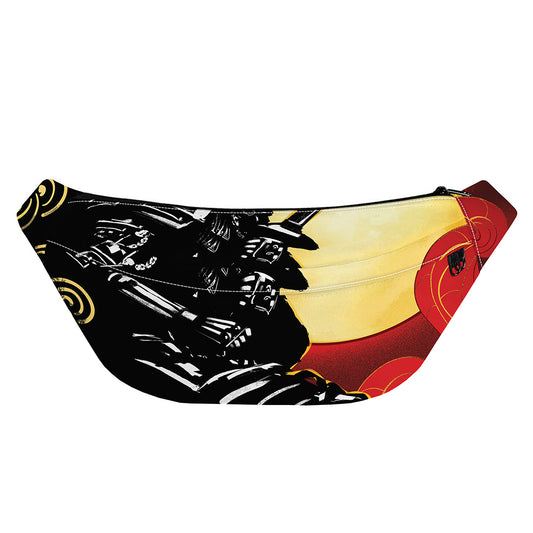 Red Sky And Golden Sun Samurai Print Fanny Pack