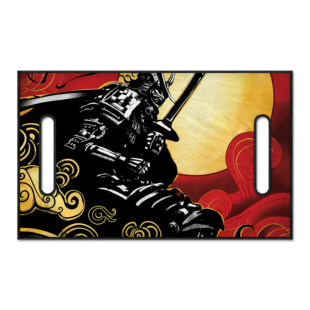 Red Sky And Golden Sun Samurai Print Golf Cart Seat Cover