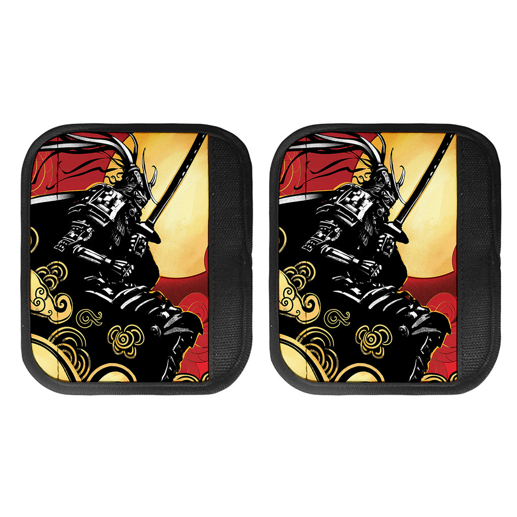 Red Sky And Golden Sun Samurai Print Handle Covers