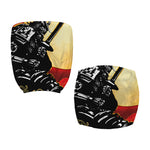 Red Sky And Golden Sun Samurai Print Office Chair Cover