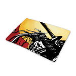 Red Sky And Golden Sun Samurai Print Pet Cooling Mat Cover