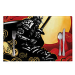 Red Sky And Golden Sun Samurai Print Placemat