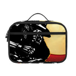 Red Sky And Golden Sun Samurai Print Portable Lunch Bag