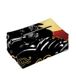 Red Sky And Golden Sun Samurai Print Rectangle Tissue Box Cover