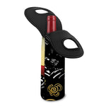 Red Sky And Golden Sun Samurai Print Single Neoprene Wine Tote