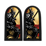 Red Sky And Golden Sun Samurai Print Skillet Handle Cover