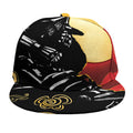 Red Sky And Golden Sun Samurai Print Snapback Cap
