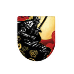 Red Sky And Golden Sun Samurai Print Toilet Lid Cover