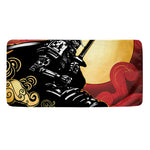 Red Sky And Golden Sun Samurai Print Towel