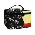 Red Sky And Golden Sun Samurai Print Travel Makeup Bag