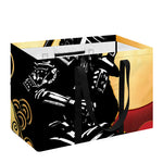Red Sky And Golden Sun Samurai Print Utility Tote Bag