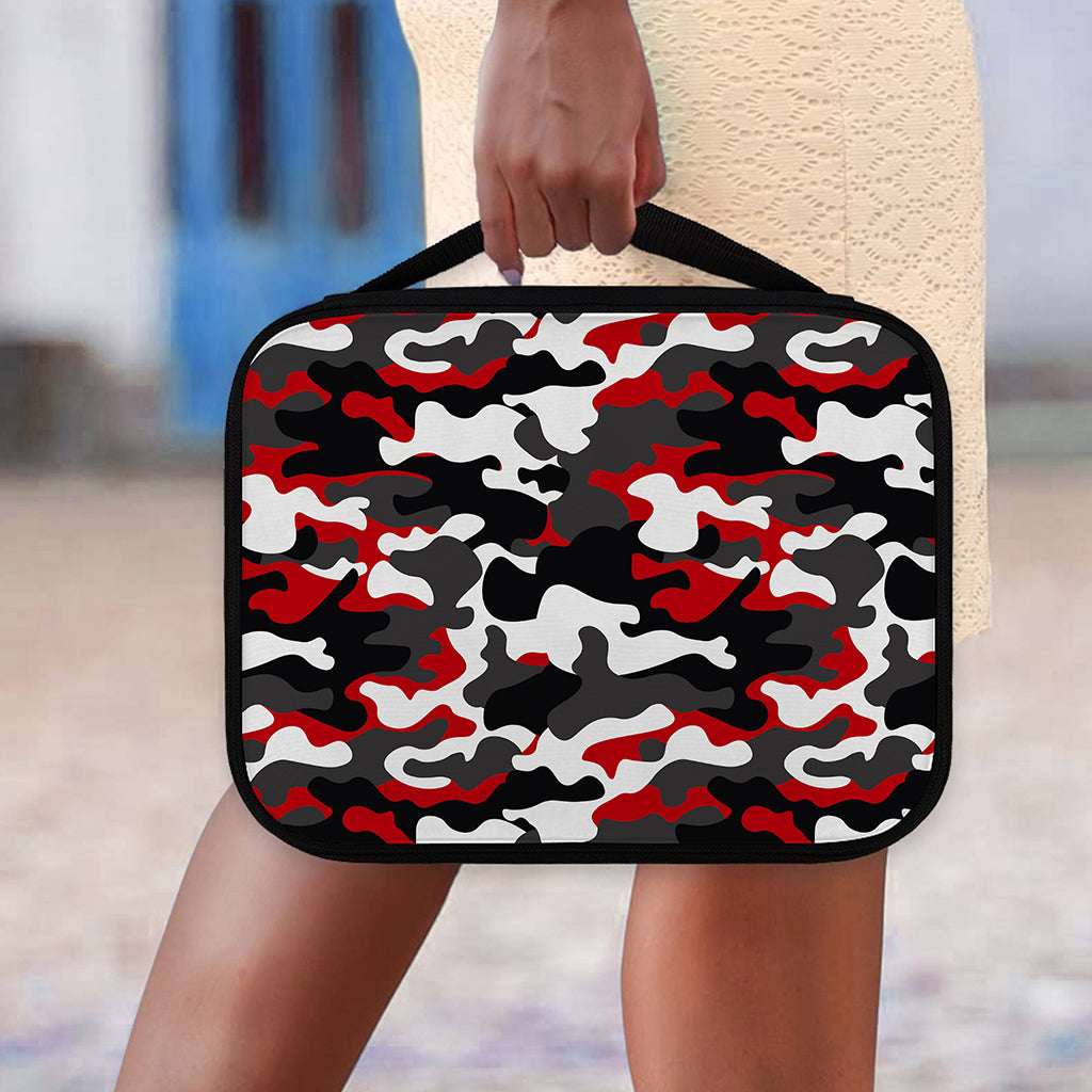 Red Snow Camouflage Print Classic Bible Case